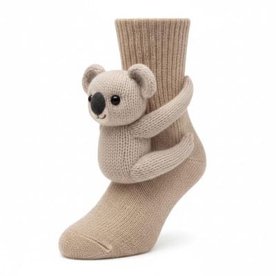 Cosensi - Dailygoods - 3D Gebreide Dierensokken met Dubbellaags Katoen voor Dames en Heren