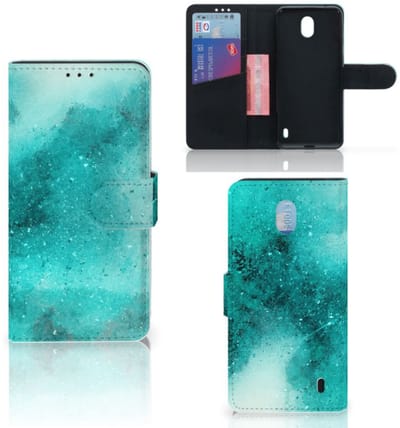 Hoesje Nokia 1 Plus Painting Blue