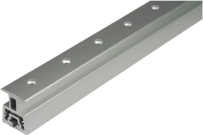 Rutgerson 50mm High Beam Mainsheet Track – Grootschootrail 50 mm – Heavy Duty Aluminium Sail Track met Stop Holes – Geschikt voor Zeilboten – Zilver – Lengte 1 Meter – Part No. T607100