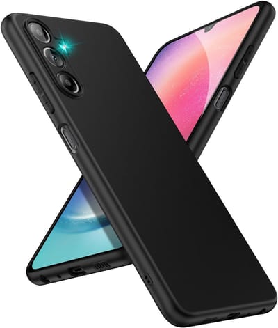 Dun TPU Hoesje Zwart Geschikt voor Samsung Galaxy A24 | Back Cover Matte Zwart | Flexibel | Lichtgewicht | Ultra Dun
