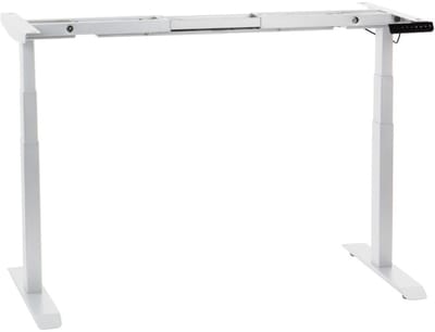 Stema Serie - Elektrisch Verstelbaar Bureau Onderstel - Wit - 3-Segment Noga - 61,5-126,5 cm