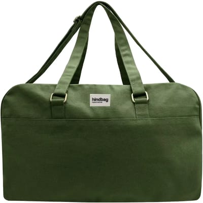 Hindbag weekendtas Yves Olijf groen - 100% biologisch GOTS katoen