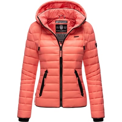 Navahoo Dames Gewatteerde Jas Lulana – Licht, Trendy & Afneembare Capuchon