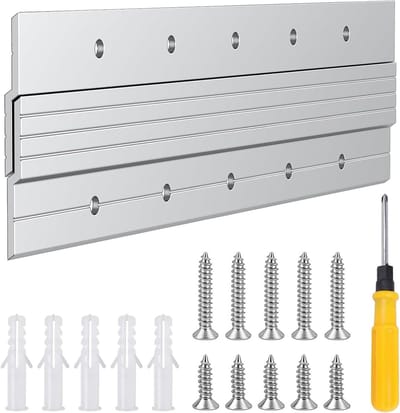 Z-klemmen voor zware belasting, 30,5 cm - Ideaal voor het ophangen van zware objecten, schroeven en schroevendraaier inbegrepen, perfect voor frames en spiegels