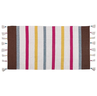 HISARLI - Vloerkleed - Multicolor - 80 x 150 cm - Katoen