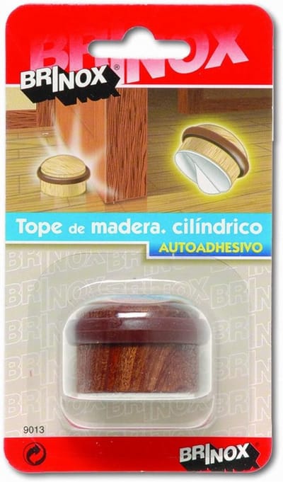 Deurstopper - Deur Bump - Bescherming Deur - Vloer Montage - 3.5cm Hoog - Eiken