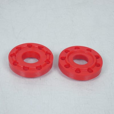 Paire Insert tampon pare carter Lightech pour moto Kawasaki 125 Z 2019 à 2020 RSTE101ROS / Rouge / Paire Neuf