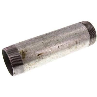 R 2 1/2'' Verzinkt Stalen Dubbele Pijpnippel 50 Bar DIN 2982 - 250mm - FL2S-M-EZ-212R-250L