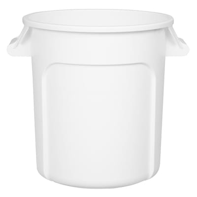Vogue ronde voorraadcontainer wit 38ltr + Deksel