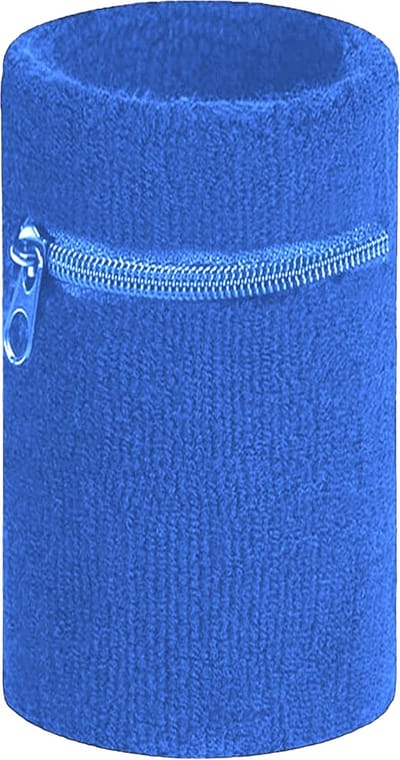 Arowell Premium Polszweetbandjes met Portemonnee en Rits – Wit – 12 x 8 cm – 1 stuks