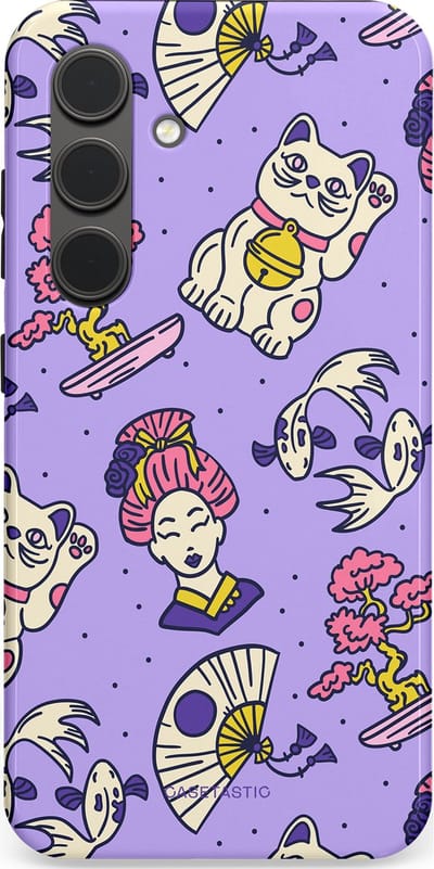 Casetastic Hoesje Geschikt voor Samsung S24 - Stijlvolle Beschermende Duo-layer Case - Bonsai