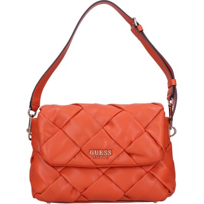 GUESS Schoudertas Zaina Flap Shoulder Bag Orange Oranje