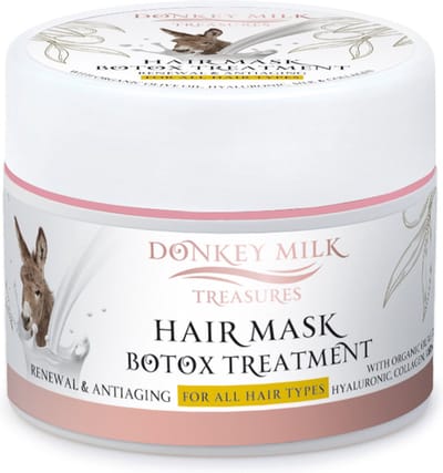 Pharmaid Donkey Milk Treasures Hair Mask Botox Treatment – Intensieve Haarvernieuwing & Anti-Aging Verzorging (200ml)