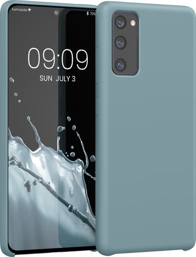 kwmobile telefoonhoesje geschikt voor Samsung Galaxy S20 FE - Hoesje met siliconen coating - Smartphone case in Arctische nacht