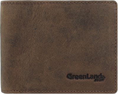 Greenland Nature Portemonnee RFID Leer 11,5 cm - Jongens - Horizontaal - cork