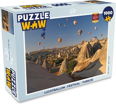 Puzzel Luchtballon - Festival - Turkije - Legpuzzel - Puzzel 1000 stukjes volwassenen