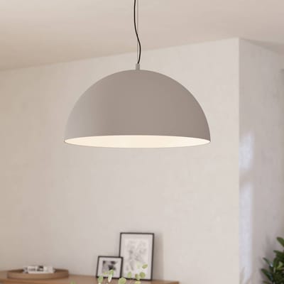EGLO Gaetano 1 Hanglamp - E27 - Ø 53 cm - Grijs/Wit