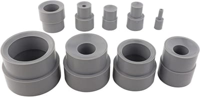 Lens Reparatie Tool - Lens Moersleutel - Camera Onderhoud - Hoge Wrijving Grip - 9 Stuks 8-83mm - Zwart