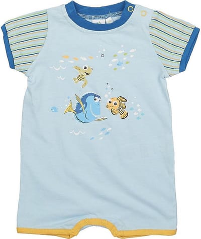 Disney Finding Nemo - zomerpakje /onesie -  lichtblauw - maat 74 (12 maanden - 74 cm)