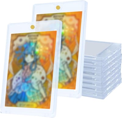 JGS Premium - Magnetische kaartbeschermers 35PT met UV-bescherming - Transparante toploaders - Beschermhoezen voor verzamelkaarten