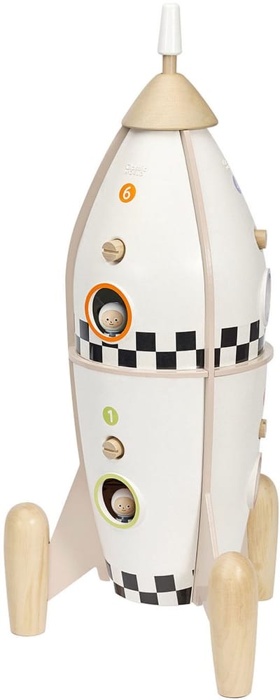 Classic World Wooden Construction Rocket 51 pcs.