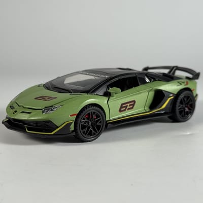 1:32 Aventador Svj 63 Verwijderbare Versie Super Sportwagen Legering Diecast Modelauto Huis Trendy Speelgoed Sieraden Kerstcadeaus Kinderen