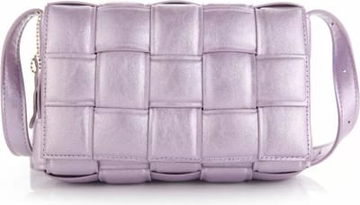 Bijoutheek Tas Ruiten Metallic Lila
