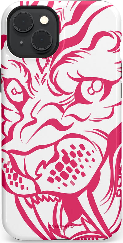 Casetastic Hoesje Geschikt voor Apple iPhone 15 Plus Magsafe - Stijlvolle Beschermende Duo-layer Case - Scherpe Strepen