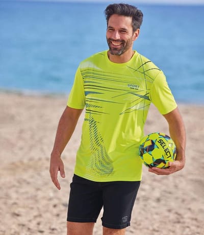 ATLAS FOR MEN - Set van 3 Graphic Sport T-shirts - Heren - Verkrijgbaar in grote maten - XXL
