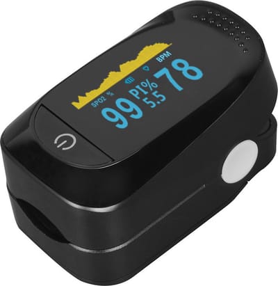 IMDK Professionele Saturatiemeter - Best Getest - Oximeter Pulse - Zwart - Zuurstofmeter Vinger - Hartslagmeter - Oximeter - Saturatiemeter Zuurstofmeter Vinger