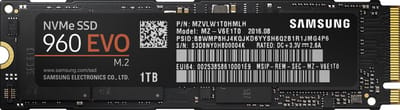 Samsung 960 EVO - Interne SSD - 1 TB