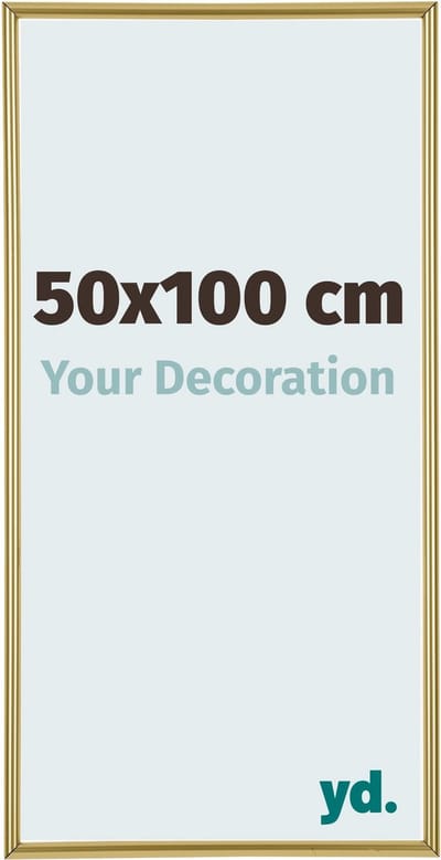 Your Decoration - Fotolijst 50x100 cm - Kunststof - Goud - Annecy