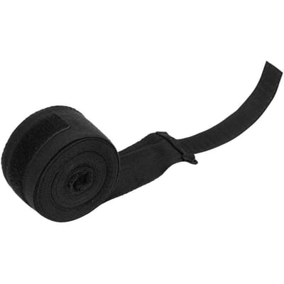 1 Paire Bandages Élastiques pour les Mains Bandage de Protection pour les Mains pour Boxe Muay Thai(Noir, 2,5 m) black