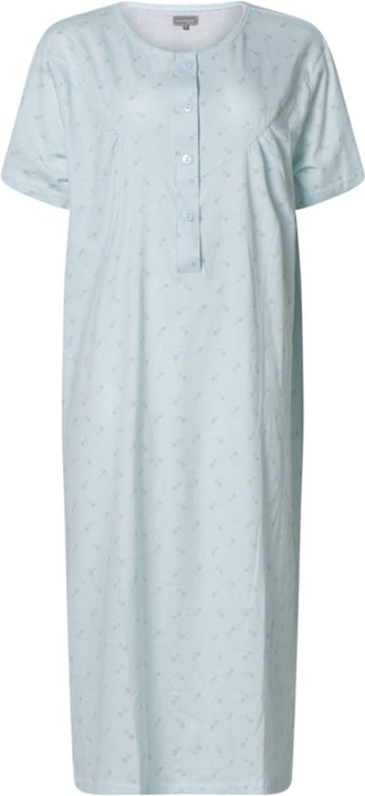 Cocodream - dames nachthemd 614625 - korte mouw - blauw - maat S