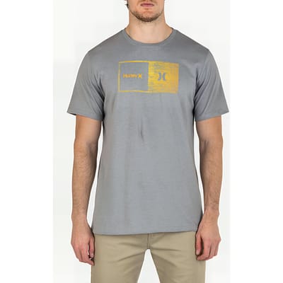 Hurley Evd Halfer Gradient Short Sleeve Particle Size: XS | Printed T-Shirts Outlet | Heren | Grijs
