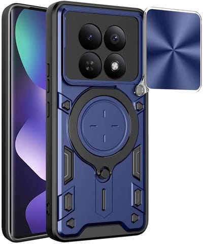 Hoesje geschikt voor Xiaomi Redmi Note 15 4G/5G / Xiaomi Poco M8 - Techsuit CamGuard Pro Back Cover - Blauw