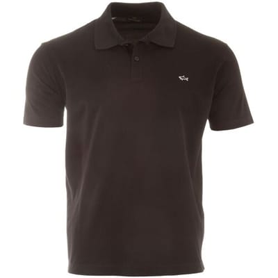 Paul & Shark Polo Double Cotton Piqué Zwart / male