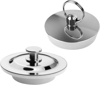 Wastafelstop - Afvoerstop - Water Besparen - Lekvrij Ontwerp - 40-45 mm - Zilverkleurig