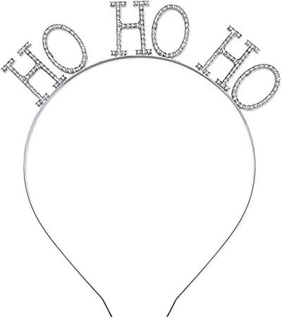 Feestelijke Kristallen Kerst Hoofdband HOHOHO Haar Accessoire