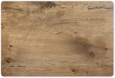 Placemats 45x30 cm - Placemat kunststof - 1 stuk - Hout - Bruin - Houtlook - Borden onderleggers - Decoratie voor op tafel - Keuken tafeldecoratie accessoires - Vinyl onderlegger - Tafelversiering