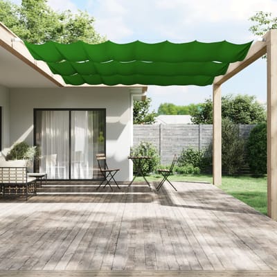 vidaXL - Luifel - verticaal - 140x360 - cm - oxford - stof - lichtgroen