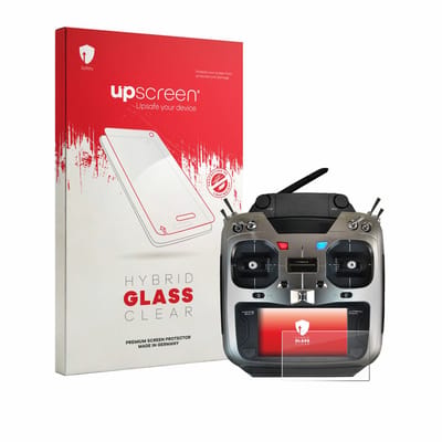 upscreen - Screenprotector voor Robbe Futaba T16IZ Super - Folie Beschermfolie Beschermglas transparant