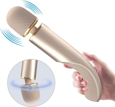 PRETTY LOVE - MASSAGER 7 VIBRATION MODES CHAMPAGNE | VIBRATOR | VIBRATOR VOOR VROUW | VIBRATOR MASSAGER | WAND MASSAGER | SEKSSPEELTJES VOOR VROUW | SEX TOYS VOOR VROUW