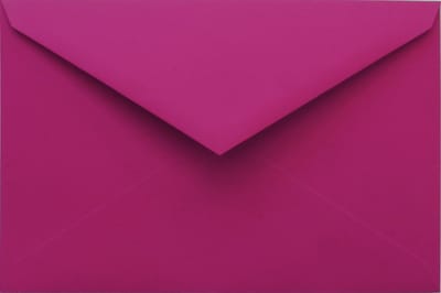 Gladde roze enveloppen 12 - 135 x 205 mm - 25 stuks - NK natgelijmde - 120 gram - Malmero - Netuno