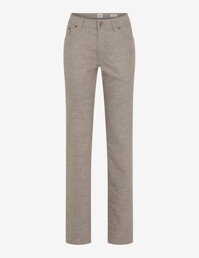 Brax Heren Jeans  Style CHUCK BEACH, lichtbruin – taupe, maat 31/30