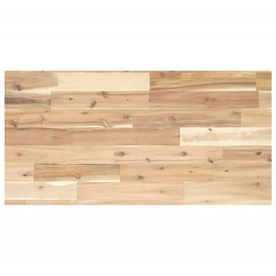 vidaXL - Wastafelblad - 80x40x2 - cm - onbehandeld - massief - acaciahout