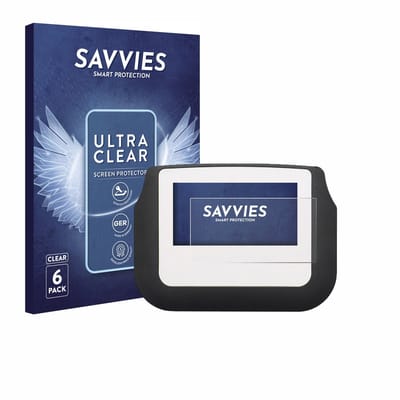 Savvies - Screenprotector voor Signotec Signature Pad Sigma - Folie Beschermfolie transparant 6 Stuks