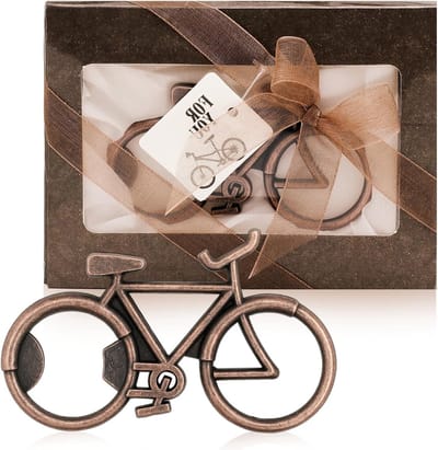 Vintage Flessenopener in Fietsdesign, Perfect Cadeau voor Bikers, Verjaardagscadeau voor Mannen en Vrouwen, Fietsaccessoires