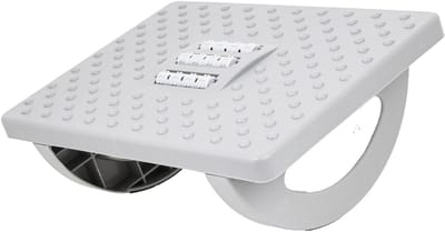 HI Voetensteun bureau - kunststof - 34 x 25 x 13 cm - ergonomische houding - bureau accessoires - anti slip