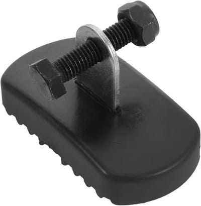 Laddervoeten Vervangingsset - Ladderstabilisatoren Antislipkussentjes - Veiligheid Verhoging - Antislipwerking Vloerbescherming - 9.3 x 5.5 x 5 cm - Zwart